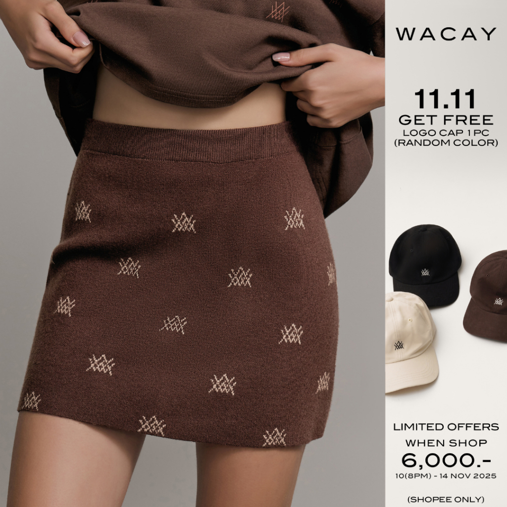 WACAY - Sonic Skirt (Mocha พร้อมส่งวันที่ 24 Oct 25)
