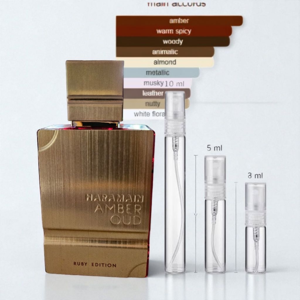 แท้💯(แบ่งขาย)Al Haramain Amber Oud Ruby Edition EDP