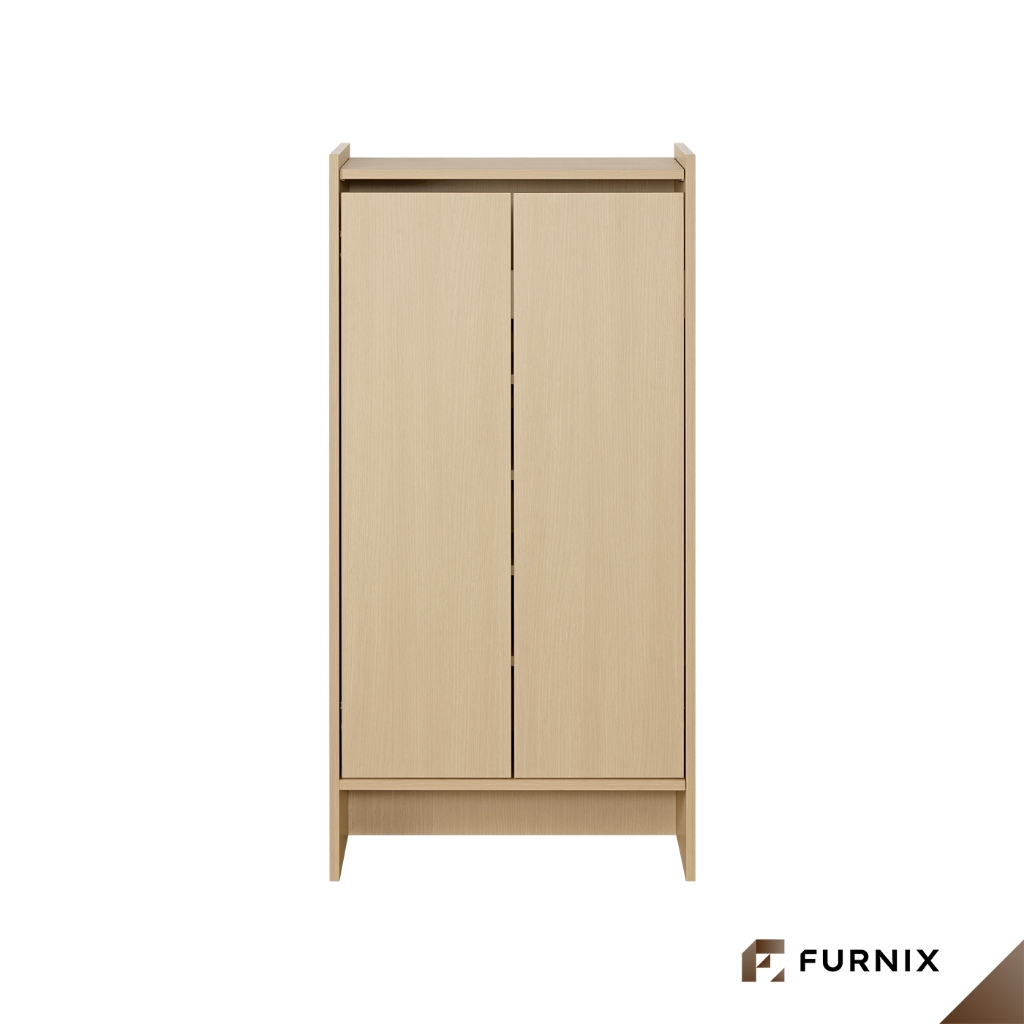 Furnix Light Hinoki Shoes Cabinet - ตู้รองเท้า Hinoki สี Light Hinoki ขนาด 60*35*120 CM