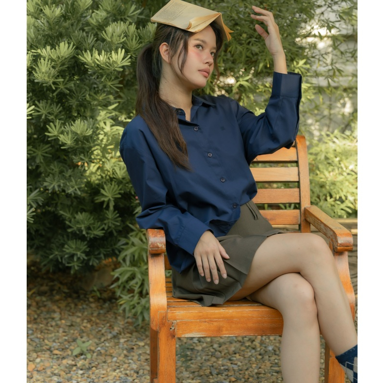 avo เสื้อเชิ้ตทรงเข้ารูปเชิ้ต mapon Slimfit Shirt - รูปที่ 3