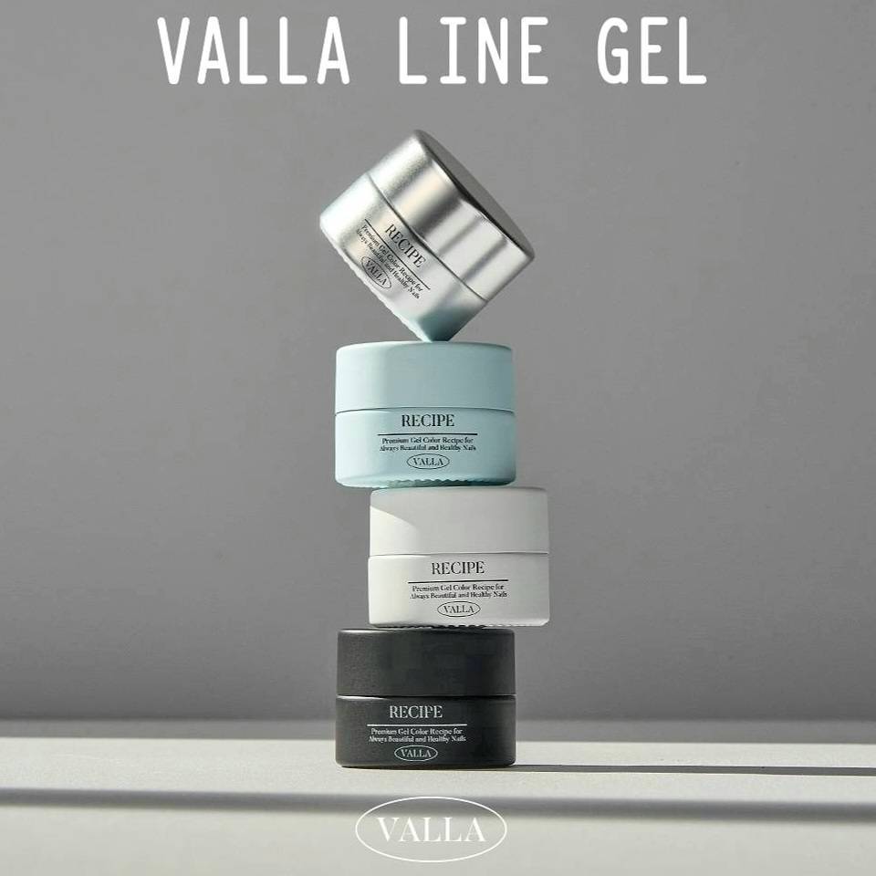 🆕️VALLA🇰🇷 Line Gel 4 ตัวเลือก เจลวาดเส้นแบบกระปุก ทำงานดีไซน์ได้หลากหลาย ของแท้จากเกาหลี
