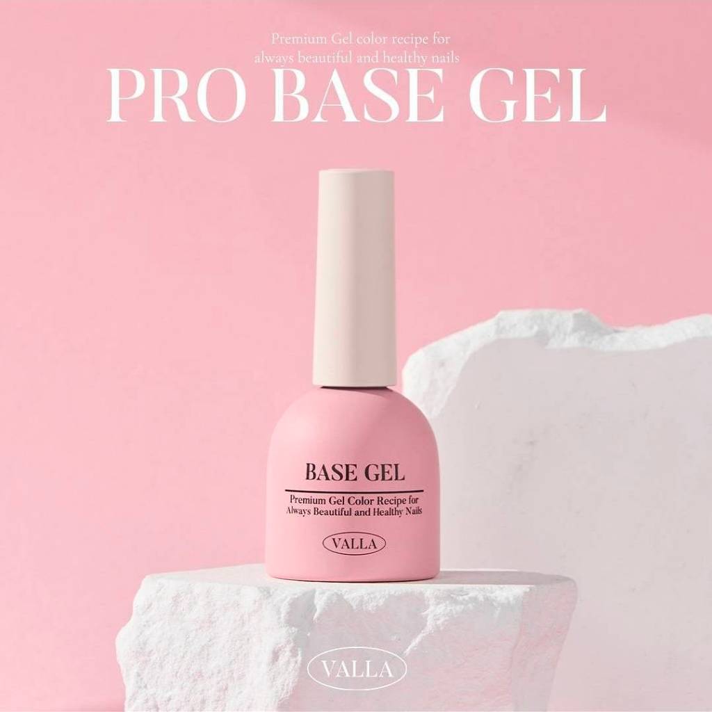 🆕️Valla🇰🇷 Pro Base gel เบสเจลAll in one เนื้อใสติดทนทาน ของแท้จากเกาหลี พร้อมส่ง