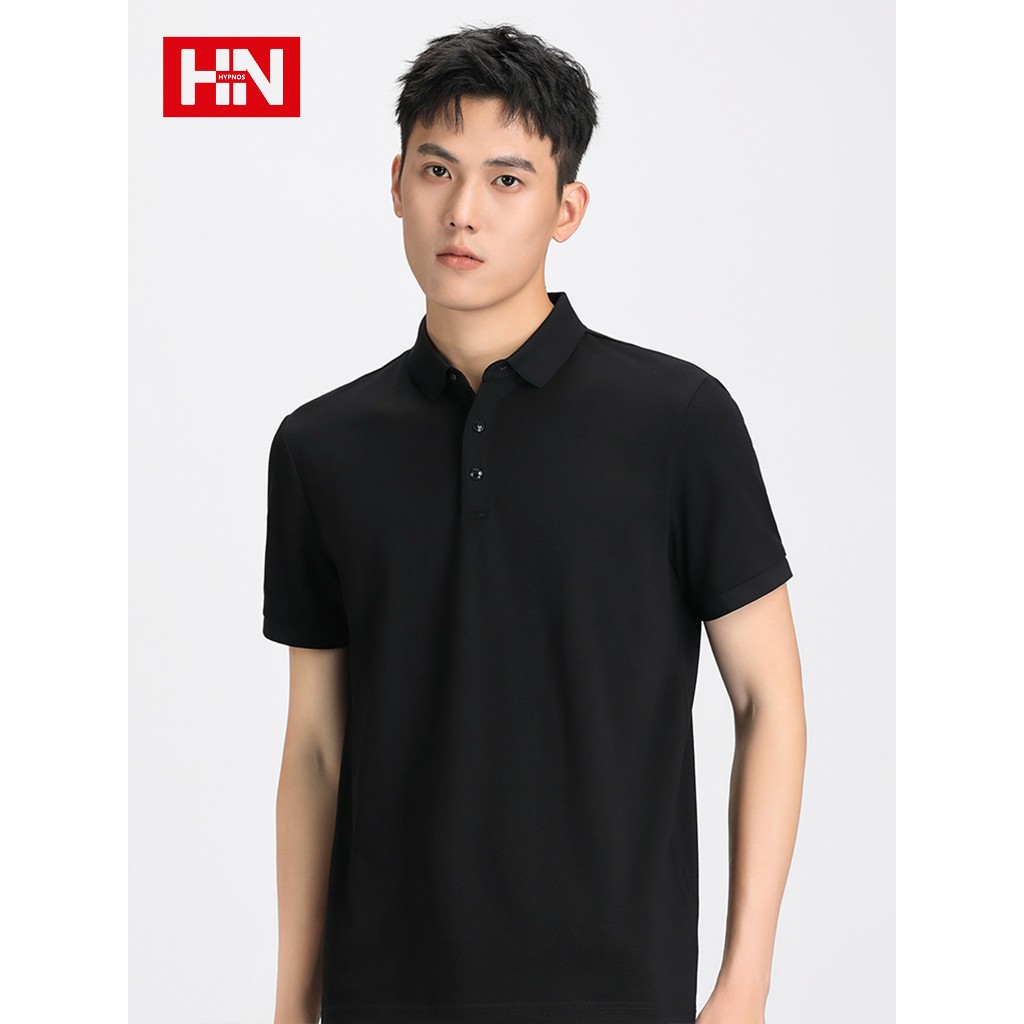 HYPNOS 2855-NOLOGO เสื้อโปโลผู้ชาย  สไตล์สปอร์ต แขนสั้น ผ้าฝ้ายแท้ ใส่สบาย เสื้อโปโล Unisex ผู้ชาย ผู้หญิง สีพื้น