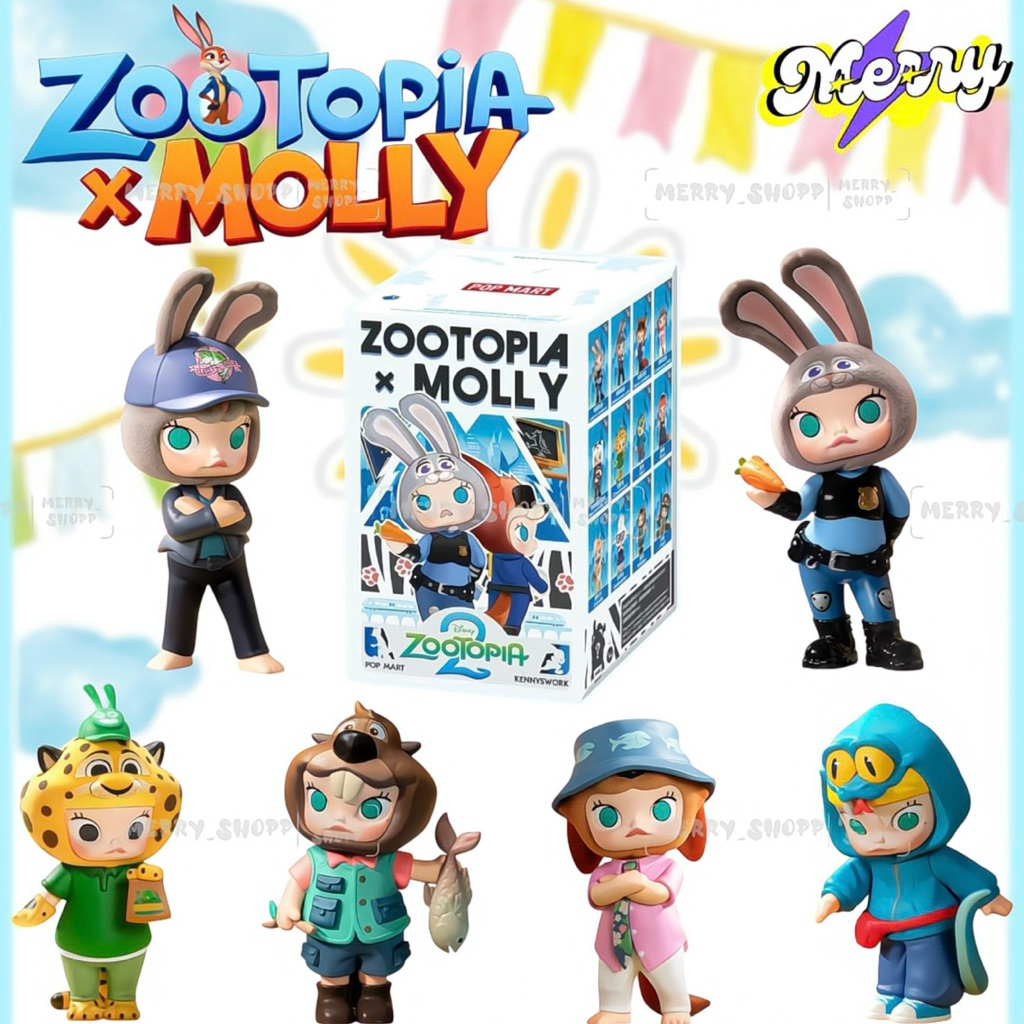 ✨พร้อมส่ง✨ ZOOTOPIA x MOLLY Series แบบเช็คการ์ดไม่แกะซอง