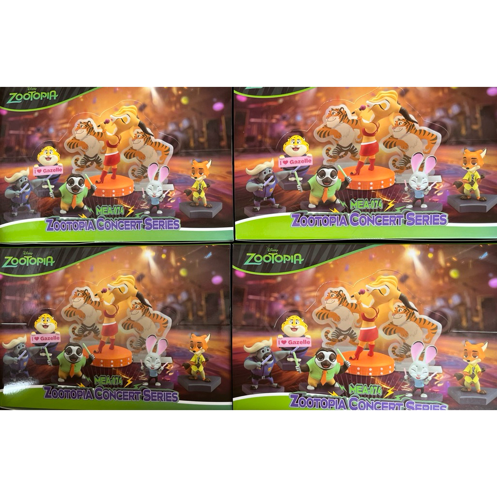 (ยก box) Beast Kingdom Zootopia Concert Blind Box Series