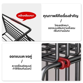 BN ชั้นวางของในห้องครัว วเป็นโครงเหล็ก ถอดได้ พร้อมล้อเลื่อน เก็บผักผลไม้ขนม มีให้เลือก 2แบบ มีล้อ/ไม่มีล้อ