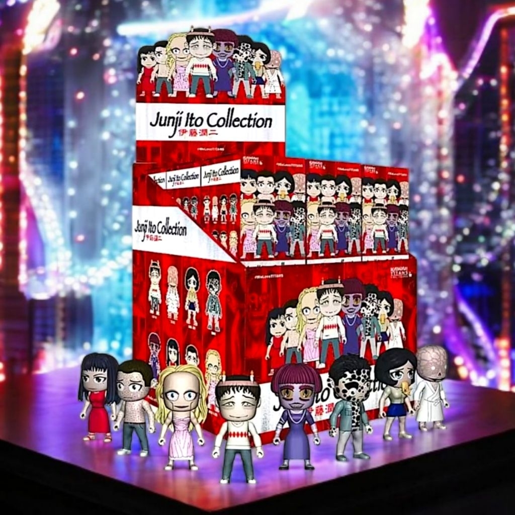 กล่องสุ่ม อ.จุนจิ อิโต้ Junji Ito Blind Box : Kawaii Titans 3 Inch Vinyl Figures #ตัวมีขนาดเล็ก #Jun