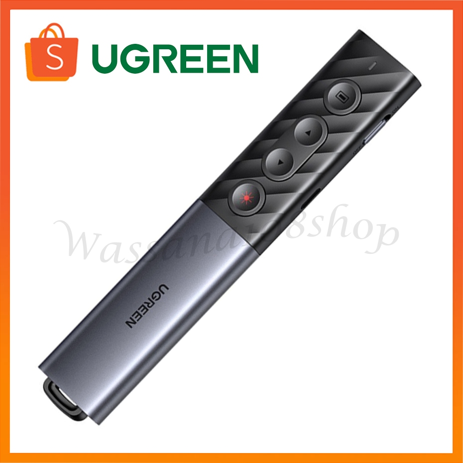 UGREEN - 80136 Laser Red Laser Pointer Remote Control Presenter Wireless 2.4ghz (ราคาต่อชิ้น)