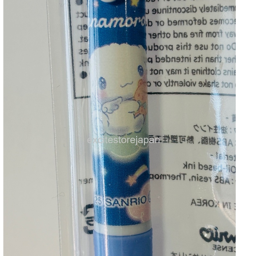 【Direct from Japan 】SANRIO Cinnamoroll 3-color ballpoint pen black blue red ปากกาซินนามอร์โรล ปากกา 3 สี เครื่องเขียน sanrio ปากกาน่ารัก ของขวัญซินนามอน ปากกาสีน้ำเงิน ขาว ซินนามอร์โรลของแท้ ของนำเข้าจากญี่ปุ่น ปากกา sanrio kawaii - รูปที่ 2