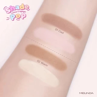 เมลินดา เฉด ป๊อป คอนทัวร์ & ไฮไลท์ ในแท่งเดียว Meilinda Shade Pop Contour & Highlight 3.6 g