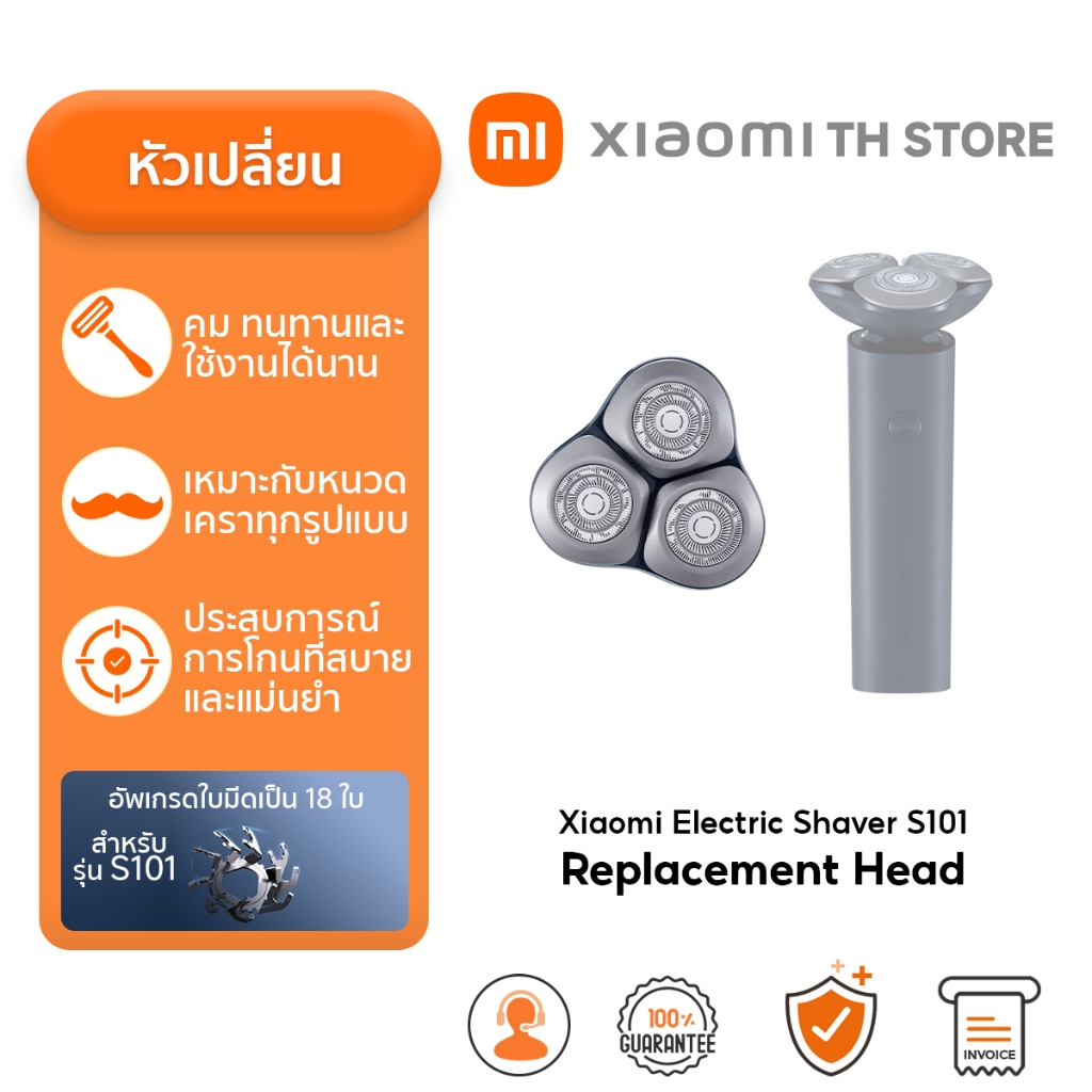 Xiaomi Mi Shaver S101 Replacement Head หัวเปลี่ยนของเครื่องโกนหนวดไฟฟ้า