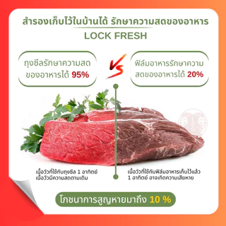 (100 ใบ) ถุงซีลสูญญากาศ ลายนูน Vacuum Bags ถุงซีลสุญญากาศ ลายนูน ถนอมอาหาร แบบหนาเหนียวพิเศษ