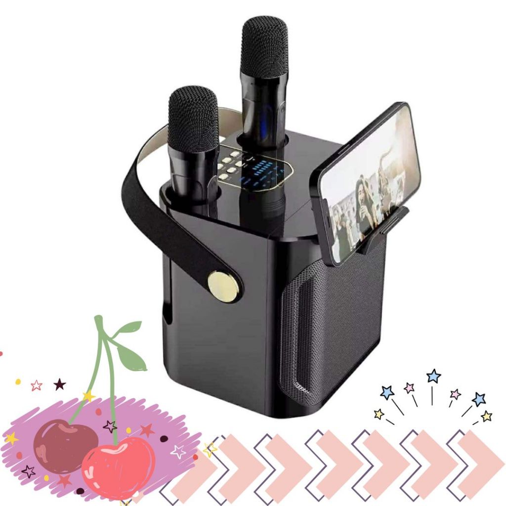 พร้อมส่งจากไทย 🔥แถมไมโครโฟน 1 คู่🔥 ลำโพงบลูทูธแบบพกพาพร้อมไมค์ลอย Koleer S882 รองรับ USB/TF/AUX ลำโพ