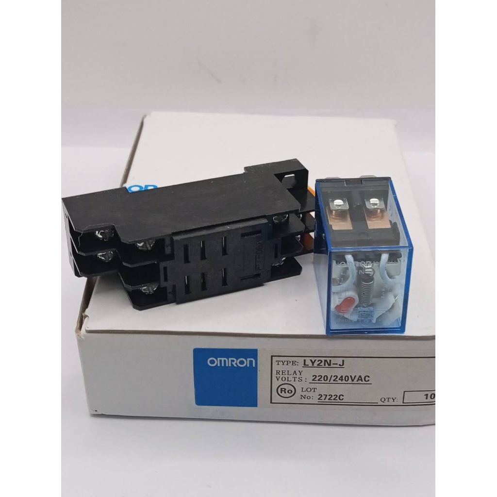รีเลย์ LY2NJ OMRON 12V 24V 220V 8ขา 10A สินค้าพร้อมส่งจากไทยนะคะ ได้ของไวแน่นอน ********* สั่งสินค้าก่อน ราคาถูก Shopee Lazada