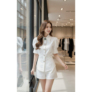 #CottonCandy #เสื้อเชิ้ตกระดุมเก๋ แขนตุ๊กตาอลังเว่อร์ สวยดูแ…