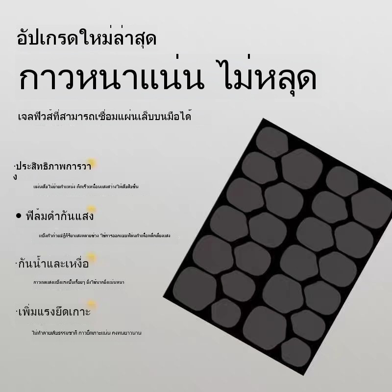 24ชิ้น เล็บปลอมกาวที่แข็งแกร่งกาวยูวีสติกเกอร์เทปกาวสองหน้ากาวเจลแห้งเร็วสําหรับกด สินค้าจุด - รูปที่ 2