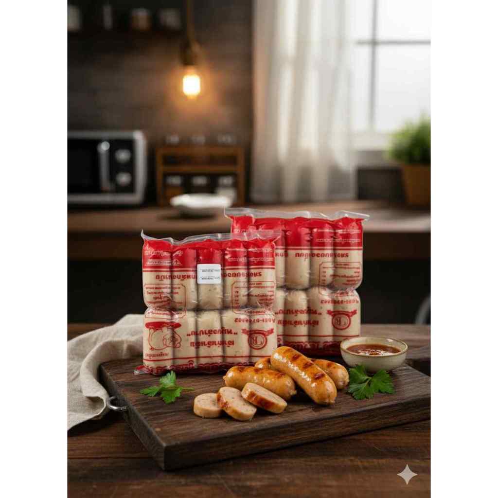 หมูยอลำปาง แพ๊คล่ะ 1000 กรัม ส่งฟรี เก็บเงินปลายทาง