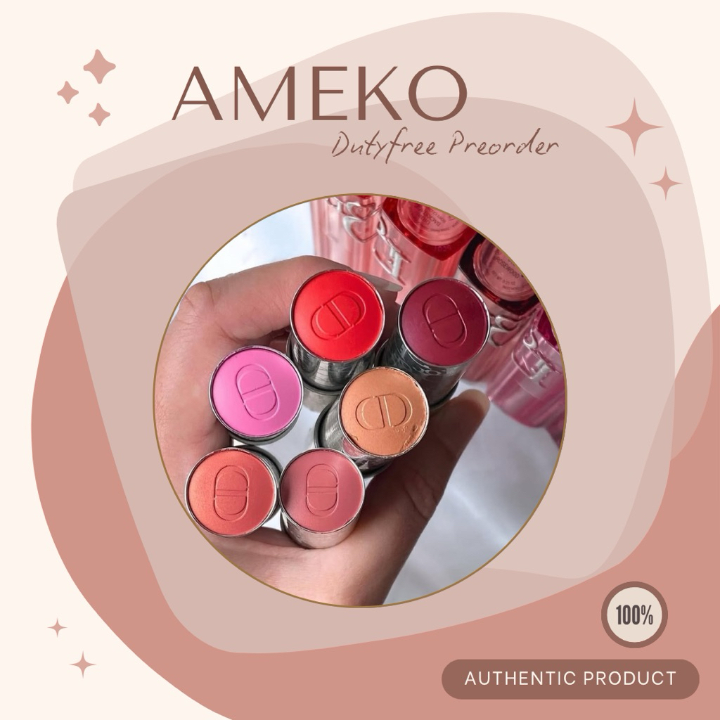 DIOR 🇯🇵: บลัชออนแบบแท่ง Backstage Rosy Glow Stick