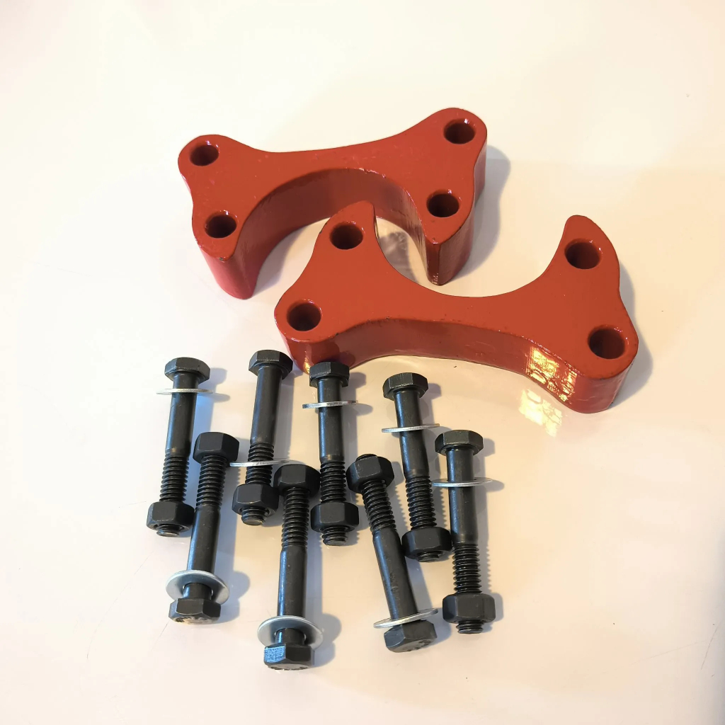 ก้อนรองลูกหมากปีกนก Toyota Mighty-x, Tiger, D4D ไมตี้เอ๊กซ์, ไทเกอร์ ครบชุด พร้อมใส่ เหล็กเสริม ยกสูง เหล็กรองลูกหมาก