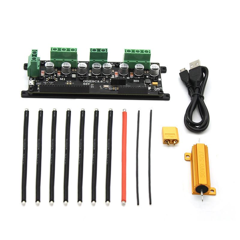 ODESC 3.6 Brushless Motor High-power Dual-drive Controller FOC BLDC Based on ODrivetool