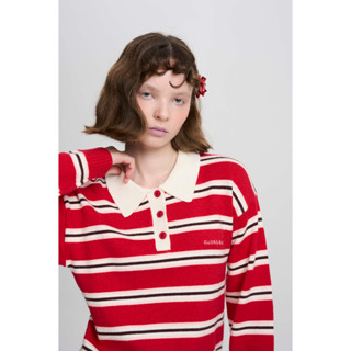 REGAN STRIPED POLO เสื้อ Knit แขนยาวลายทางผ้านุ่มสบายมาก