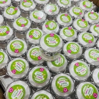 ครีมเเพรวาไวท์ Praewa White ครีมเมล่อน (แพคเกจใหม่) Melon Cream เเบบเเยกกระปุก ขนาด 12 กรัม