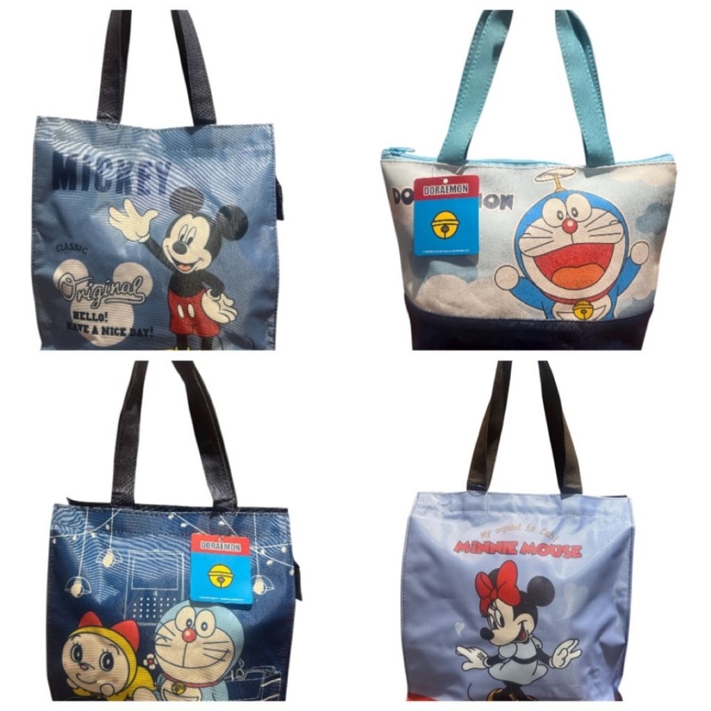 กระเป๋าถือมีซิปสามารถจุของได้เยอะลายน่ารัก