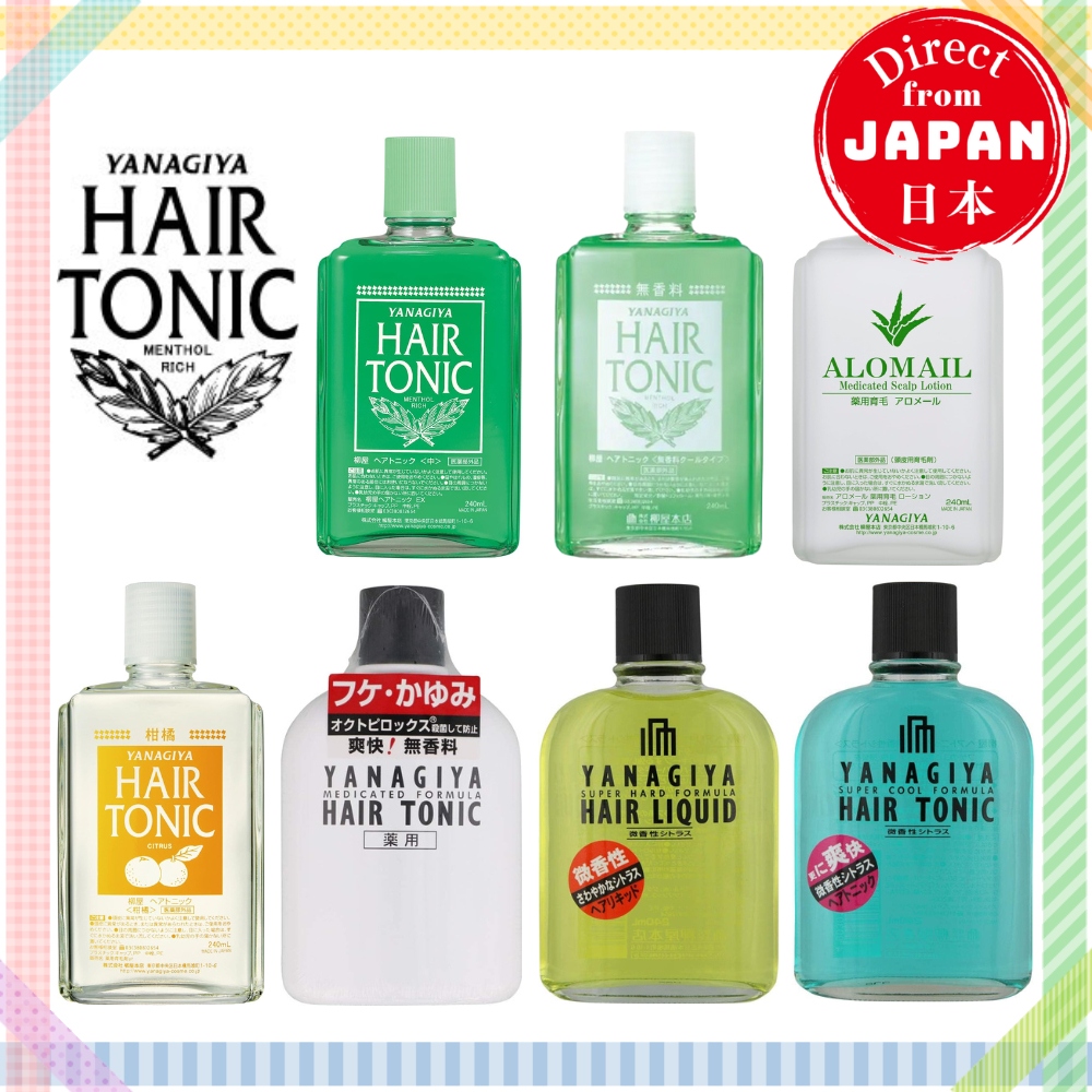 Yanagiya Hair Tonic Scalp Care  240มล. / 360มล. ผลิตภัณฑ์บำรุงผม/เร่งผมยาว ALOMAIL 【ตรงจากประเทศญี่ปุ่น】