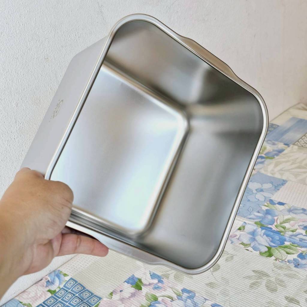 อ่างใส่อาหาร โถเตรียมอาหาร (มีฝาปิด หนา ทรงลึก)(แบบฝาเว้าใส่ช้อน)(สแตนเลส304) ขนาดปาก 12/14/16/18/20/22 ซม.(ตราTK) - รูปที่ 4