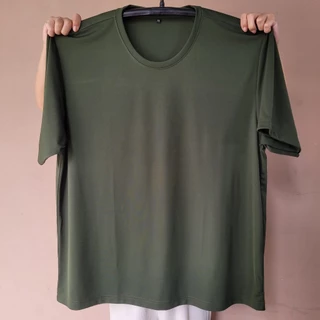 เสื้อยืดคอกลม สีพื้นเรียบๆ คนอ้วน อก 52-64 นิ้ว ✅ รหัสโค้ดลดรูปที่2 ✅ ผ้าไมโคร ใส่สบาย ไม่ต้องรีด