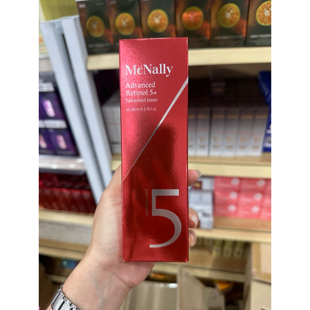 McNally Advanced Retinol 5+ Bakuchiol Toner 200ml. โทนเนอร์