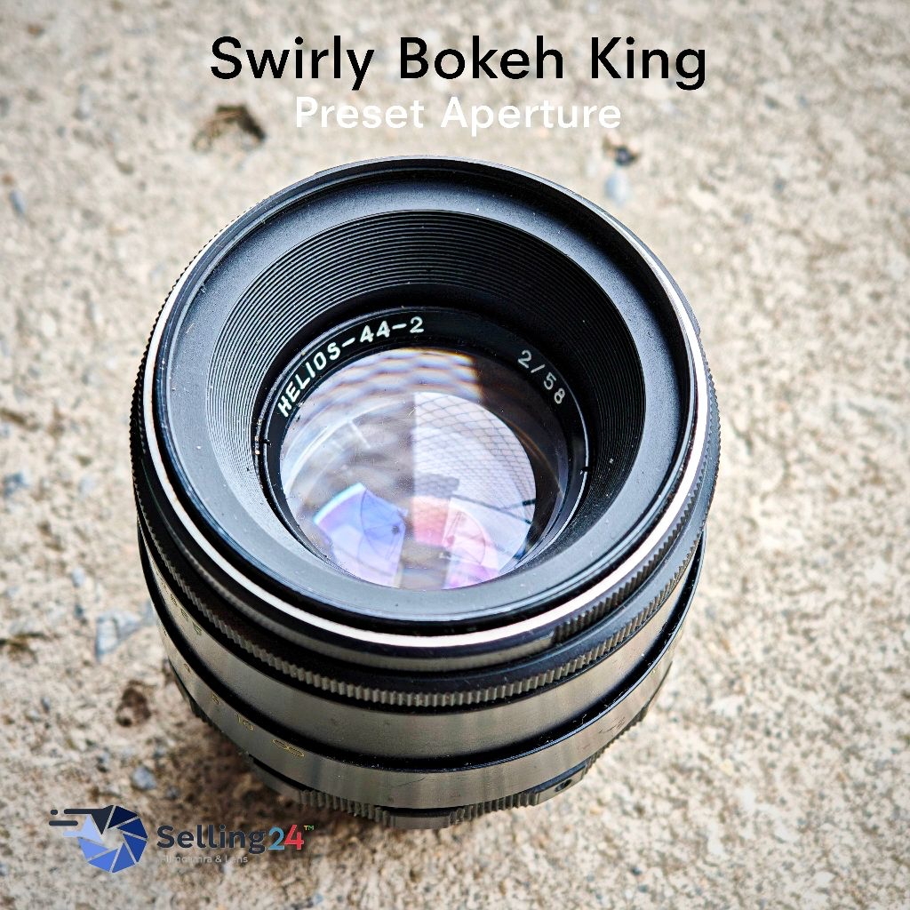 เลนส์ Helios 44-2 58mm f/2 Preset-Blade M42 Mount โบเก้หมุน รัสเซีย (Swirly Bokeh King)