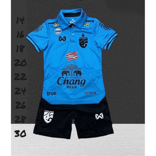 ชุดบอลชุดกีฬาเด็กเสื้อพร้อมกางเกงผ้านิ่มเย็นใส่สบายซักแห่งง่ายใส่แล้วไม่ระคายเคืองต่อผิว