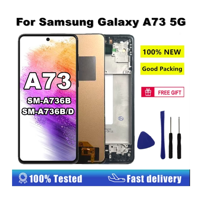 หน้าจอ LCD samsung A73 5G จอซัมซุง จอ+ทัช Display Screen Touch สำหรับ ซัมซุง กาแลคซี่A73(5G)