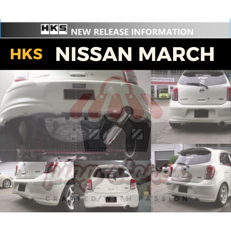 ท่อ HKS Nissan March เครื่อง HR12DE