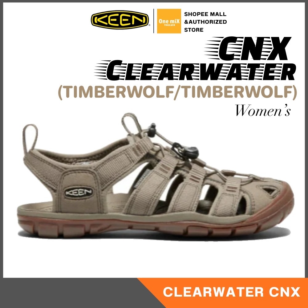 KEEN Women's Clearwater CNX (TIMBERWOLF/TIMBERWOLF) รองเท้า คีน แท้ ผู้หญิง