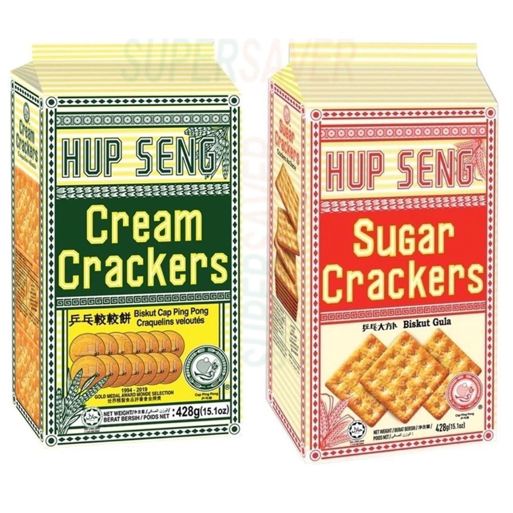 บิสกิต Hup Seng Cracker, 428g