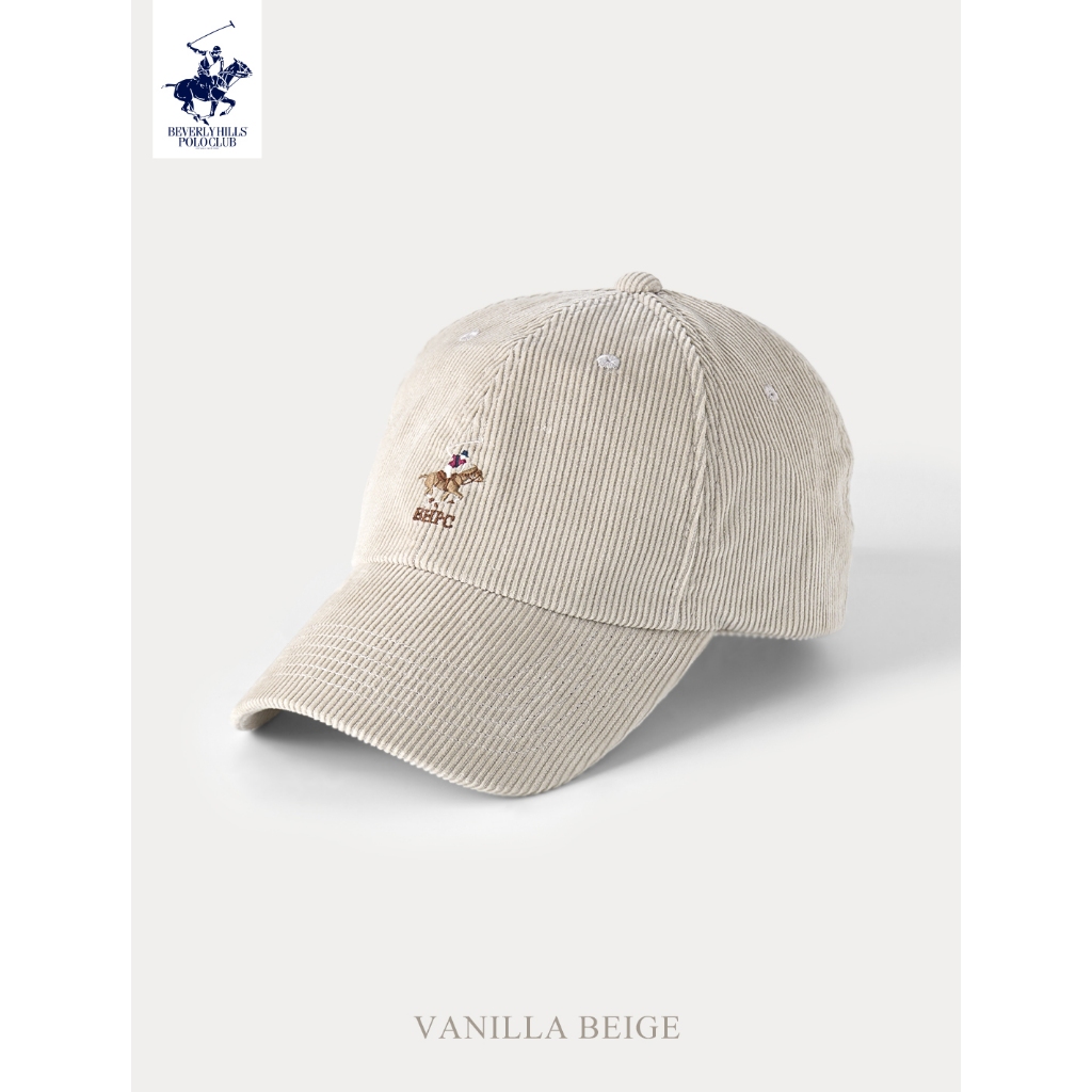 BEVERLY HILLS POLO CLUB หมวกแก๊ป ผ้าลูกฟูก รุ่น BA8C002