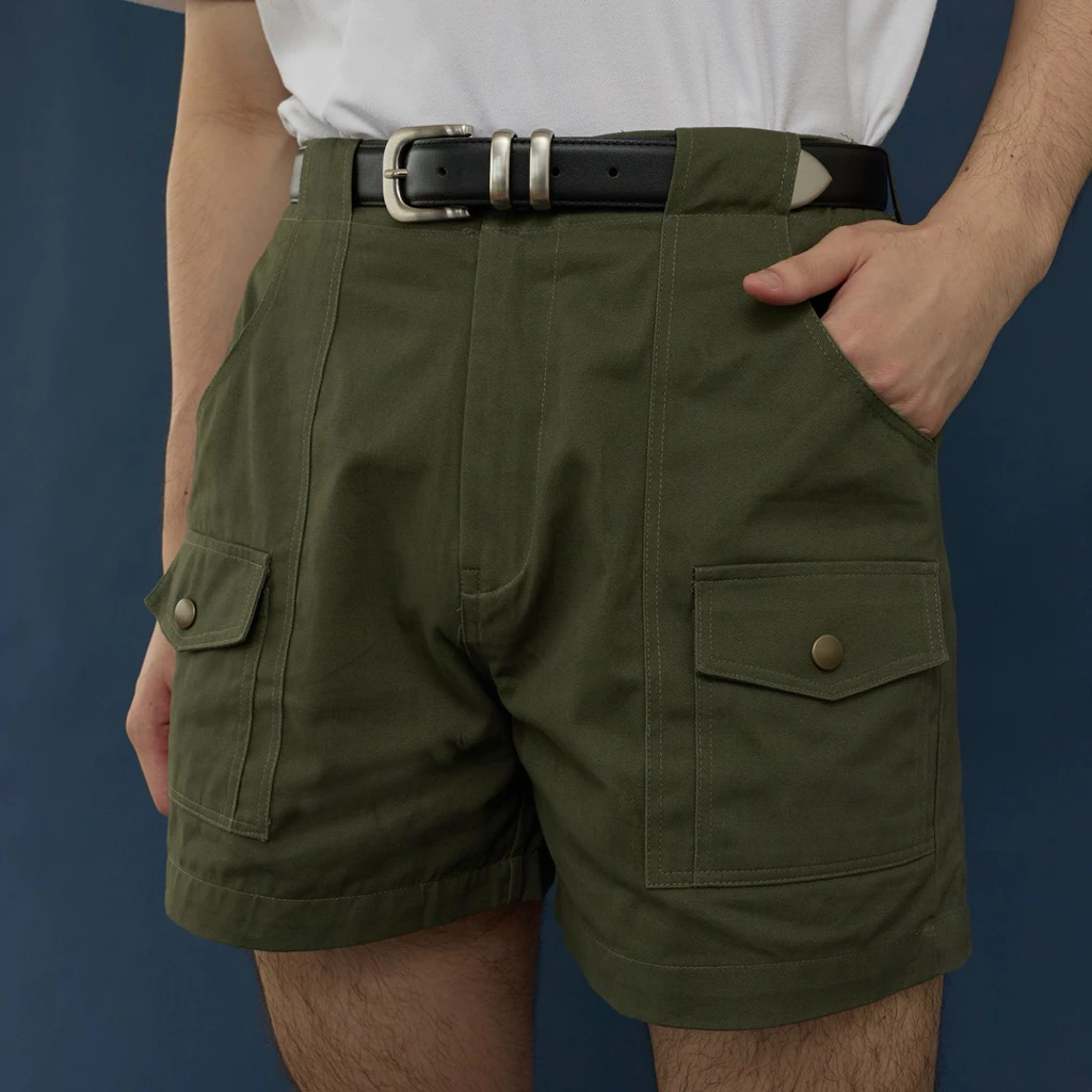 DUMB - 70s Scout Shorts กางเกงขาสั้นลูกเสือยุค 70s
