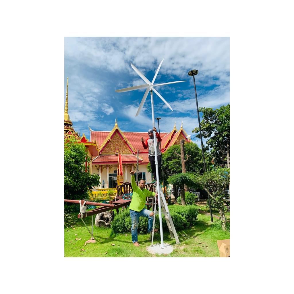 กังหันลมตกแต่งสวยงาม(6 ใบพัด)