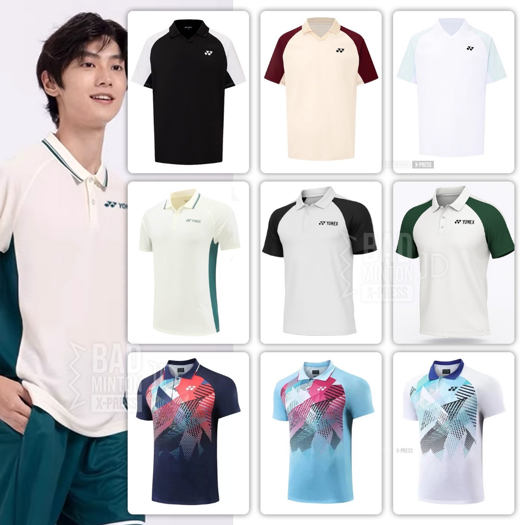 🔥 เสื้อแบดมินตัน โยเนก คอปก แบบใหม่ล่าสุด ปี 2025 สินค้าพร้อมส่งจากคลังสินค้าในไทย มีบริการเก็บเงินปลายทาง 🔥