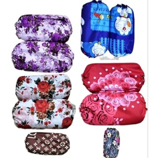 ปลอกหมอนขิด แบบเชือกรูดหัวท้าย คละลาย10ผืน100฿ส่งฟรี