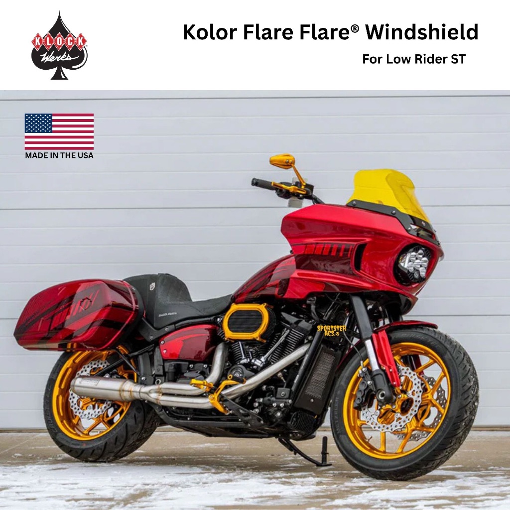 Klock Werks - LowST Kolor Flare® Windshield
