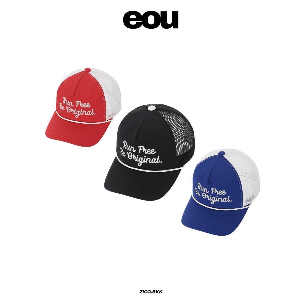 Eou Run Free Cap (Black, Red, Blue)