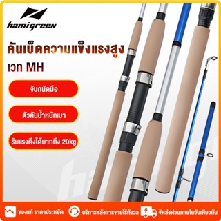 Hamigreen คันหน้าดิน 7-10 ฟุต คันเบ็ดอาชิโน่ MH คันสปินนิ่ง …