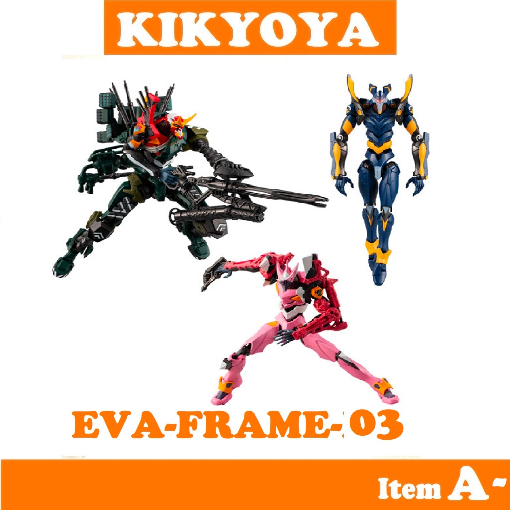+ แกะกล่อง ไม่แกะถุง EVA-FRAME 03  Rebuild of Evangelion 03 8Pack BOX LOT JP NEW
