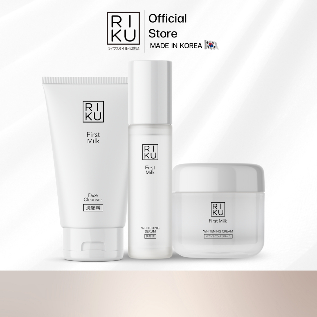 Best Seller! RIKU - ริคุ เซรั่มเกาหลี โฟมล้างหน้าลดสิว โฟมนม ครีมหน้าเด็ก เซรั่มหน้าใส