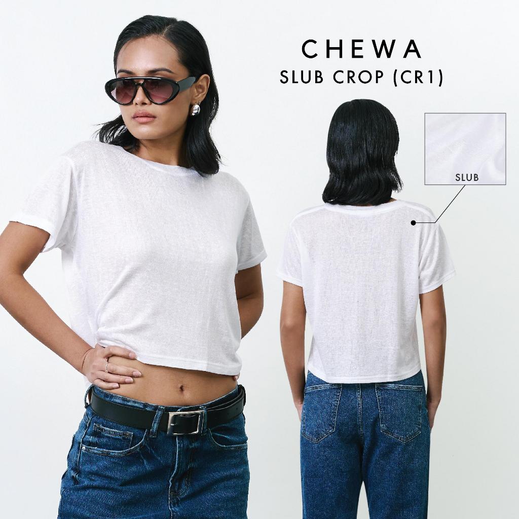 Chewa crop - เสื้อครอป ผ้าลินินสลาฟ - CR1