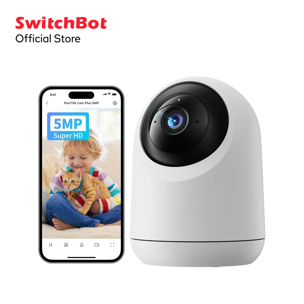 SwitchBot กล้อง Pan/Tilt Cam Plus 3K