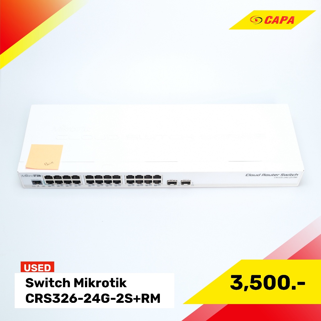 [USED] Switch Mikrotik CRS326-24G-2S+RM